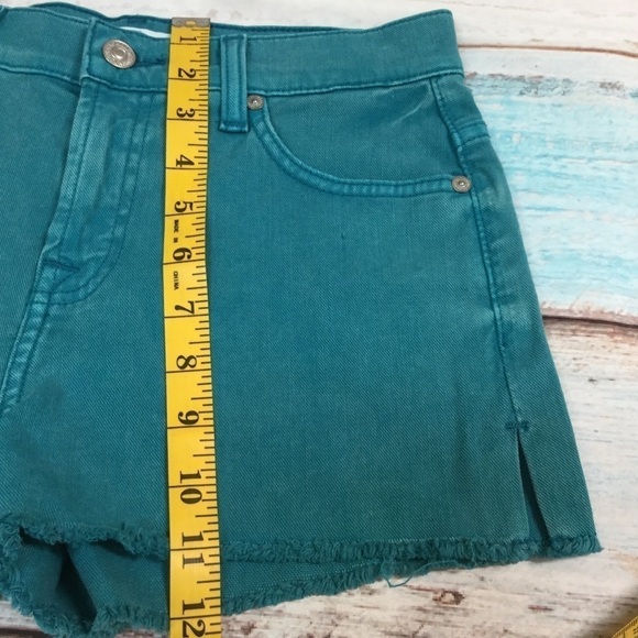 7For all Men Kind Aqua Green Shorts - Picture 3 of 10
